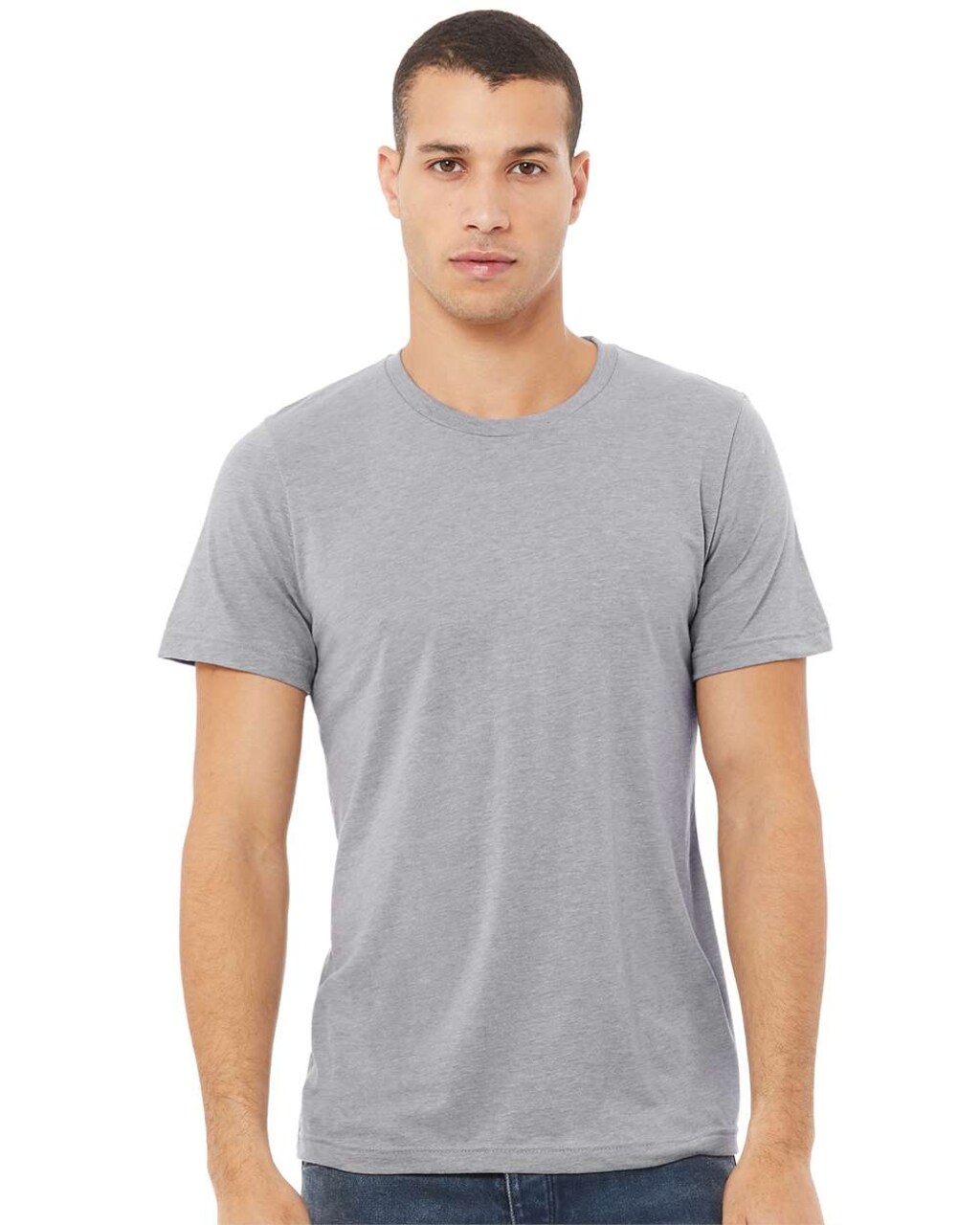 BELLA + CANVAS® Triblend Crewneck Short Sleeve T-Shirt for Summer Wear & Custom Print Everyday Tee